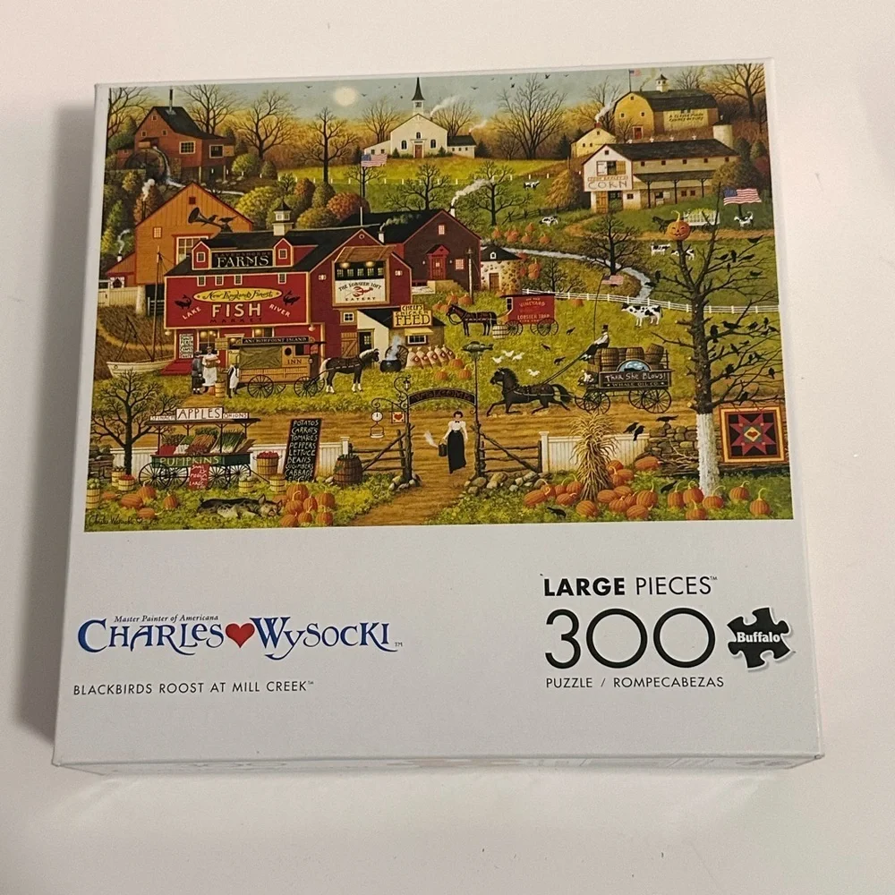 π§© Buffalo Jigsaw Puzzle β Charles Wysocki ποΈ - Picture 1 of 2